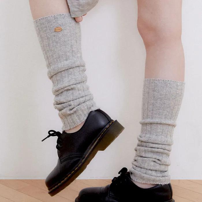 Basic Pendant Leg Warmer (F003_grey)