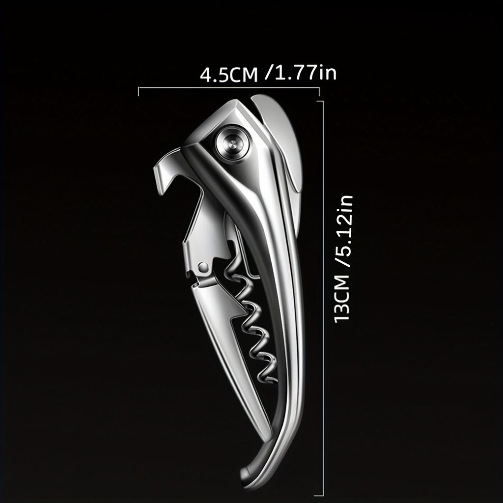 Unicorn Metal Bottle Opener, with High-end Packaging Box,Artificial Learning Handle, Changeable Design, Compact Beverage Accessory, Silvery Tone