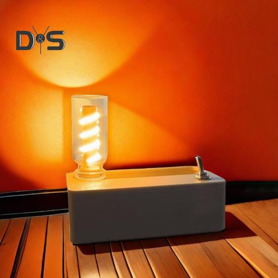 Creative Magnetic Flippable Table Lamp Soft Glow Flicker Free Durable Structure Compact Size Adjustable Brightness Rechargeable LED Lamp