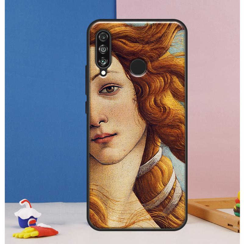 Art Painting Birth Of Venus Case For Huawei Nova Y73 Y72 Y70 Y90 Y60 Y61 Y91 12s 12i 11i 8i 9 10 SE P30 P40 Lite P60 Pro