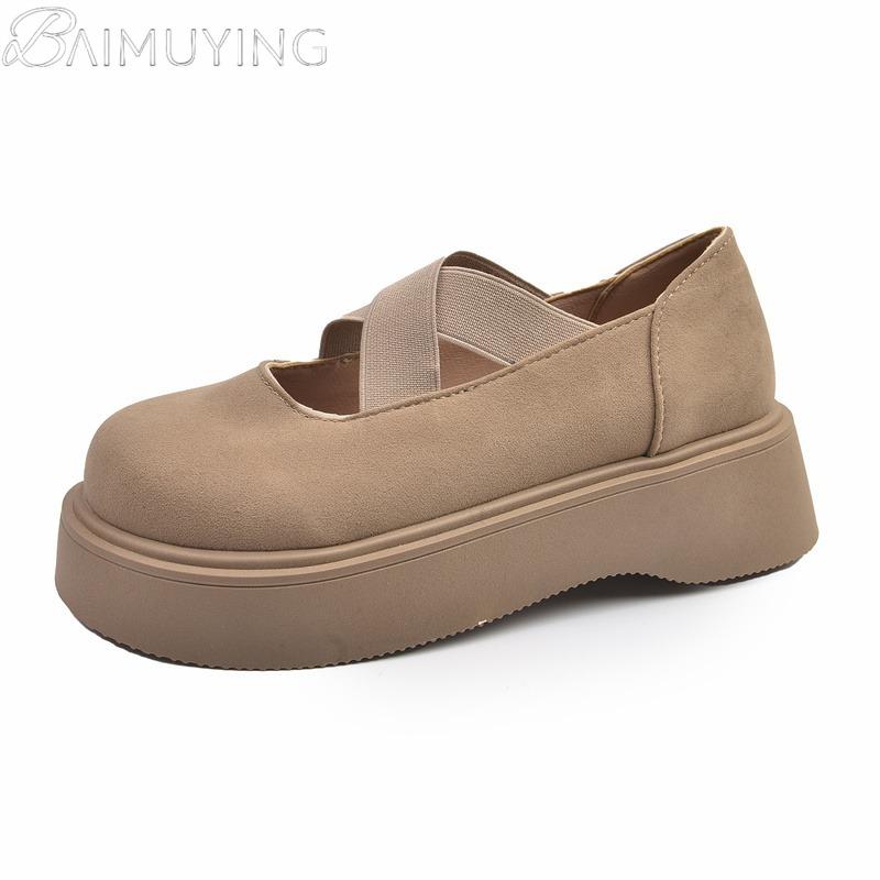 Fashion Platform Women Flat Sandals Casual Marie Janes Shoes Woman 2025 Trend Elegant Dress Comfort Loafers Summer Zapatillas De Mujer