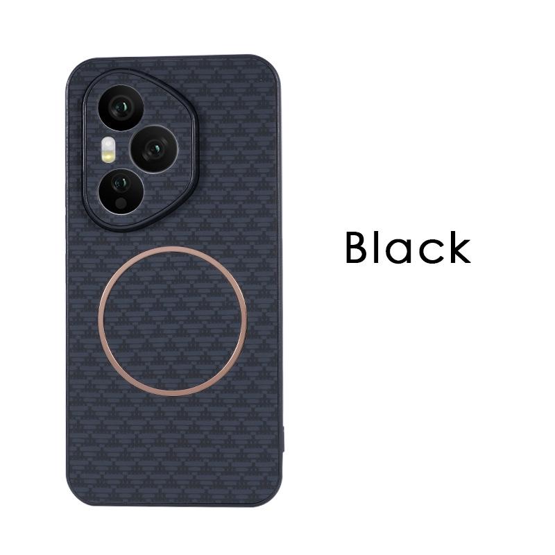 Magnetyczne etui ochronne na telefon Honor 400PRO - Wersja zagraniczna, Wzór trójkątny, Konstrukcja zapobiegająca upadkom