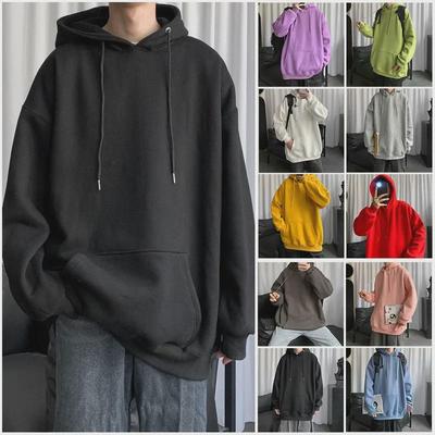 Herren 2023 Einfarbiger Kapuzenpullover - Frühling & Herbst Hongkong Hip Hop Stil