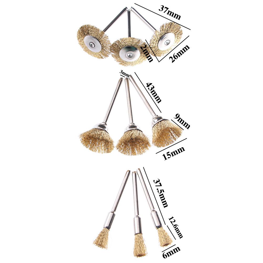 Craft for Electric Grinding Wire Wheel Rotary Electric Tool Polishing Brushes Brass Wire Brush