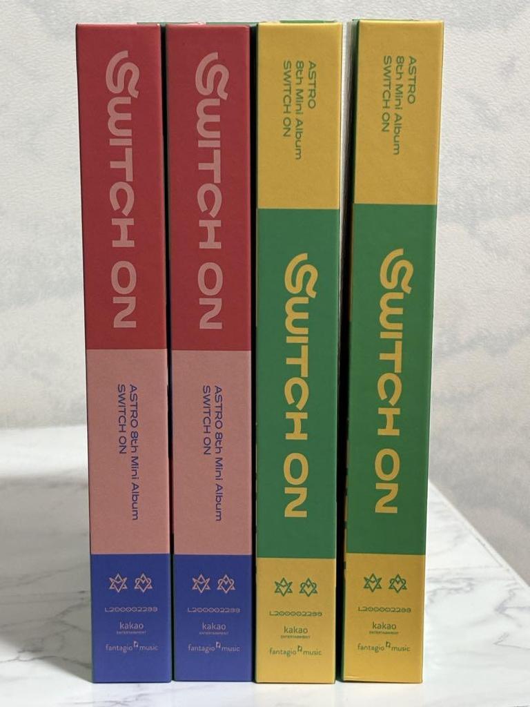 [USED] ASTRO SWITCH ON Album 4-piece Set