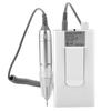 Portable Rechargeable Electric Nail Drill Machine 30000 RPM Cordless White