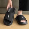 Velcro Design Summer Lazy One Pedal Casual Outdoor Beach Shoes Men's Comfortable Slippers 471288 black-J