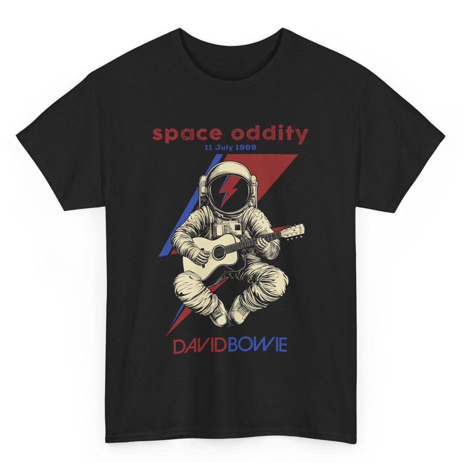 Space Oddity David Bowie Unisex Heavy Cotton Tee 4XL