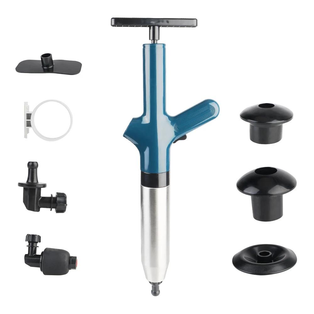High Pressure Drain Plunger Pipe Plunger Dredge Clog Bath Toilets Bathroom Shower Sink Bathtub Toilet Clogged Unclogging Device.