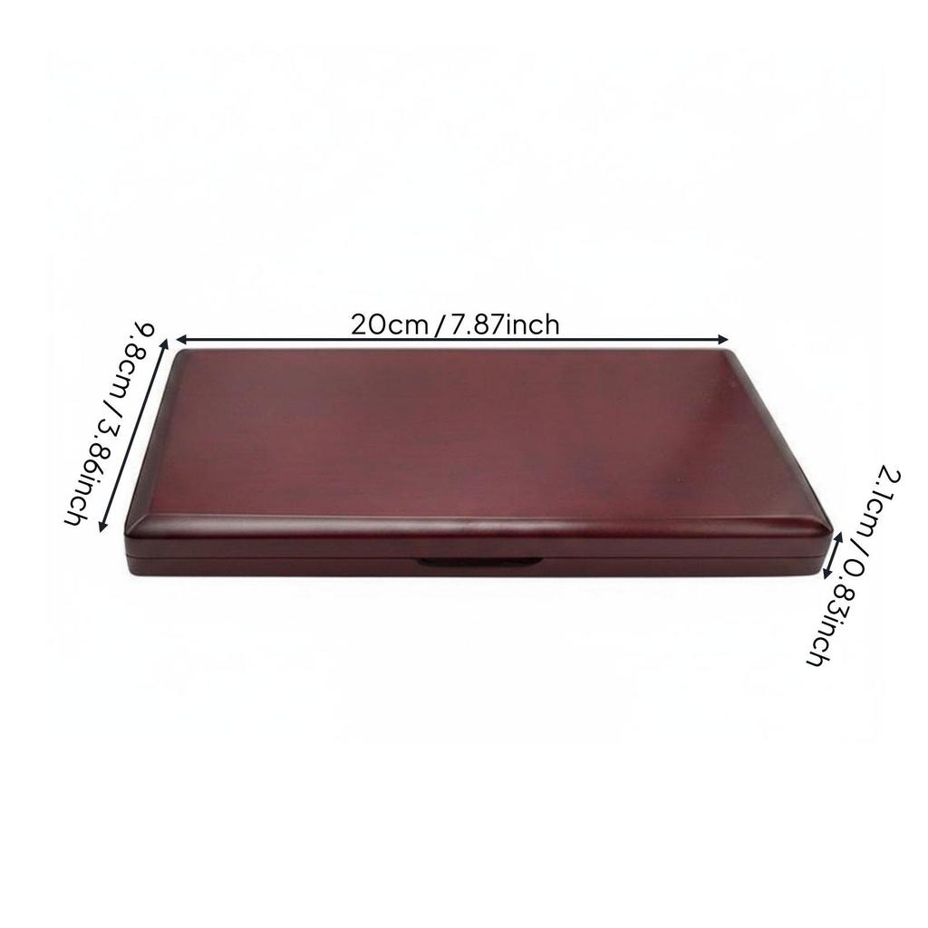 Wooden Oboe Tone Strips Case 20Slot Capacity Hardwood Woodwind Music Accessory for