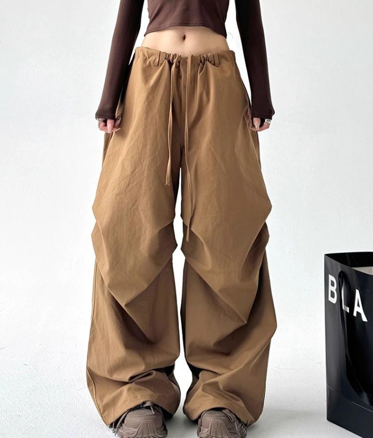 Vintage Baggy Cargobroek Y2k 2000s Dames Oversized Harajuku Streetwear Koreaanse Mode Hip Hop Geplooide Broek Herfst