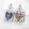 INS PVC Photocard Holder Double-sided Dual-slot Card Protective Case 3-inch Card Storage Card Display Pendant