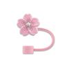 1PC Straw Cover Cap for Water Bottle Cute Begonia Flower Straw Toppers 10mm Straw Cover Cap for Tumblers 40-20 Oz Accessories