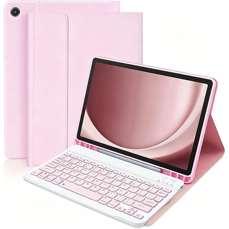 Samsung Tab A8 10.5” Tablet Case with Seven-Color Backlit Bluetooth Keyboard