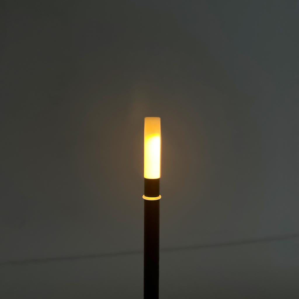 1PC Simple Candle Metal Desk Lamp LED Dining Room Bedroom Living Room Bedside Lamp Charging Touch Candle Atmosphere Night Light
