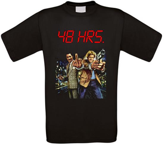 48 Hrs. Only 48 Hours Nick Nolte Murphy Cult Movie TShirt all Sizes NEW Unisex T-Shirt M