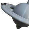 Stable Display Planet 3D Printed Gyro Toy, with Integrated Counterweight Base, Desktop Decoration Model Toy Ornament, Matte Surface Durable