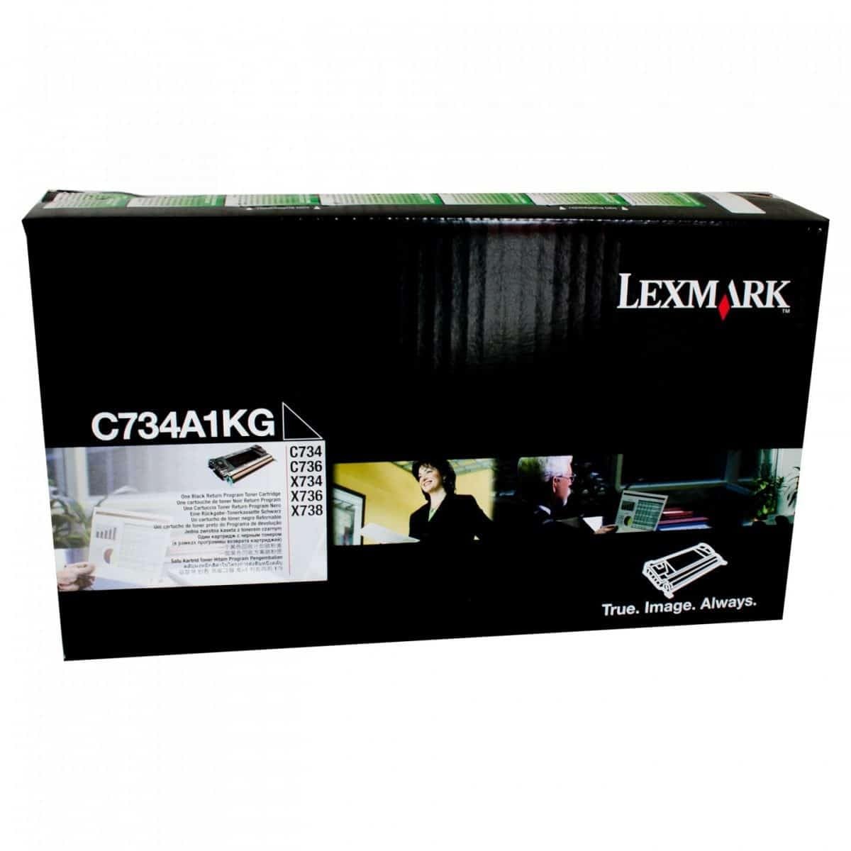 

Lexmark C734a1kg Return Program Toner, 8,000 Page-Yield, Black