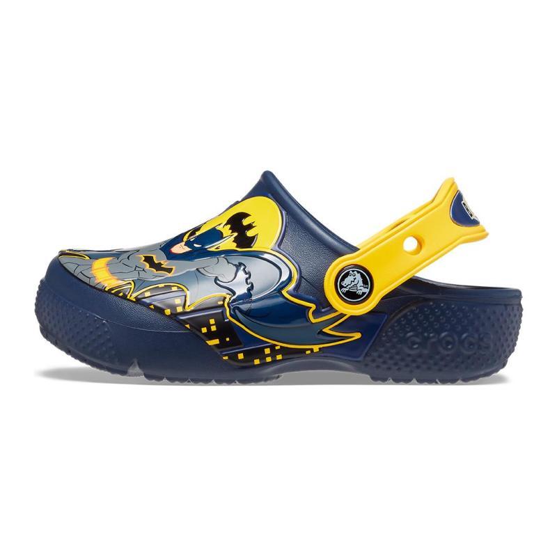 

Crocs Childlike Comfortable and Wear-Resistant Trendy and Versatile Non-slip Children s Sandals Blue Yellow Children s Model 33-34