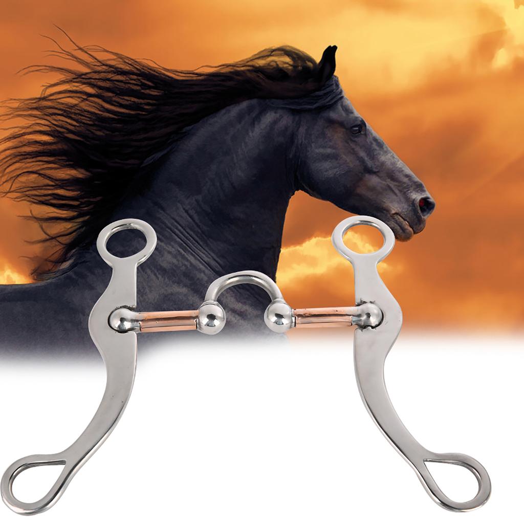 Stainless Steel Thickeness Bit Loose Mouth Bit Roller for Horse