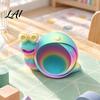 Portable Trinket Bowl 3D Printed Colorful Snail Storage for Small Items Creative Desktop Organizer Modern Home Solution with Hollow Spiral