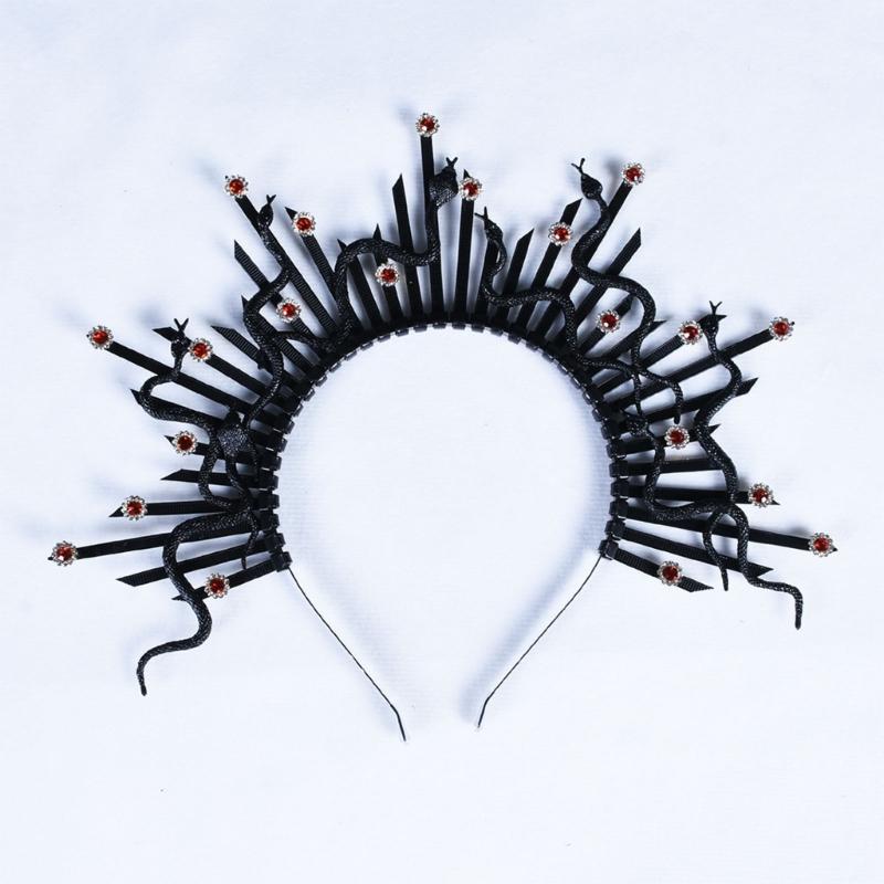 Mystical Snake Gothic Headwear Cosplay Hair Accesories Fashion Costume For Halloween Parties And Themed Event