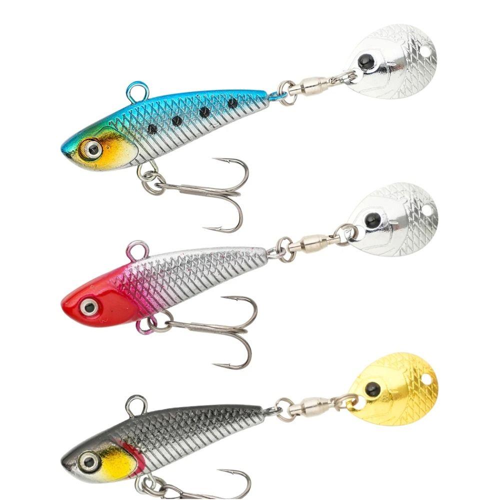 Mini Size Vibration Spinner Metal Construction Mini VIB New Design Spoon Lure  Freshwater Fishing