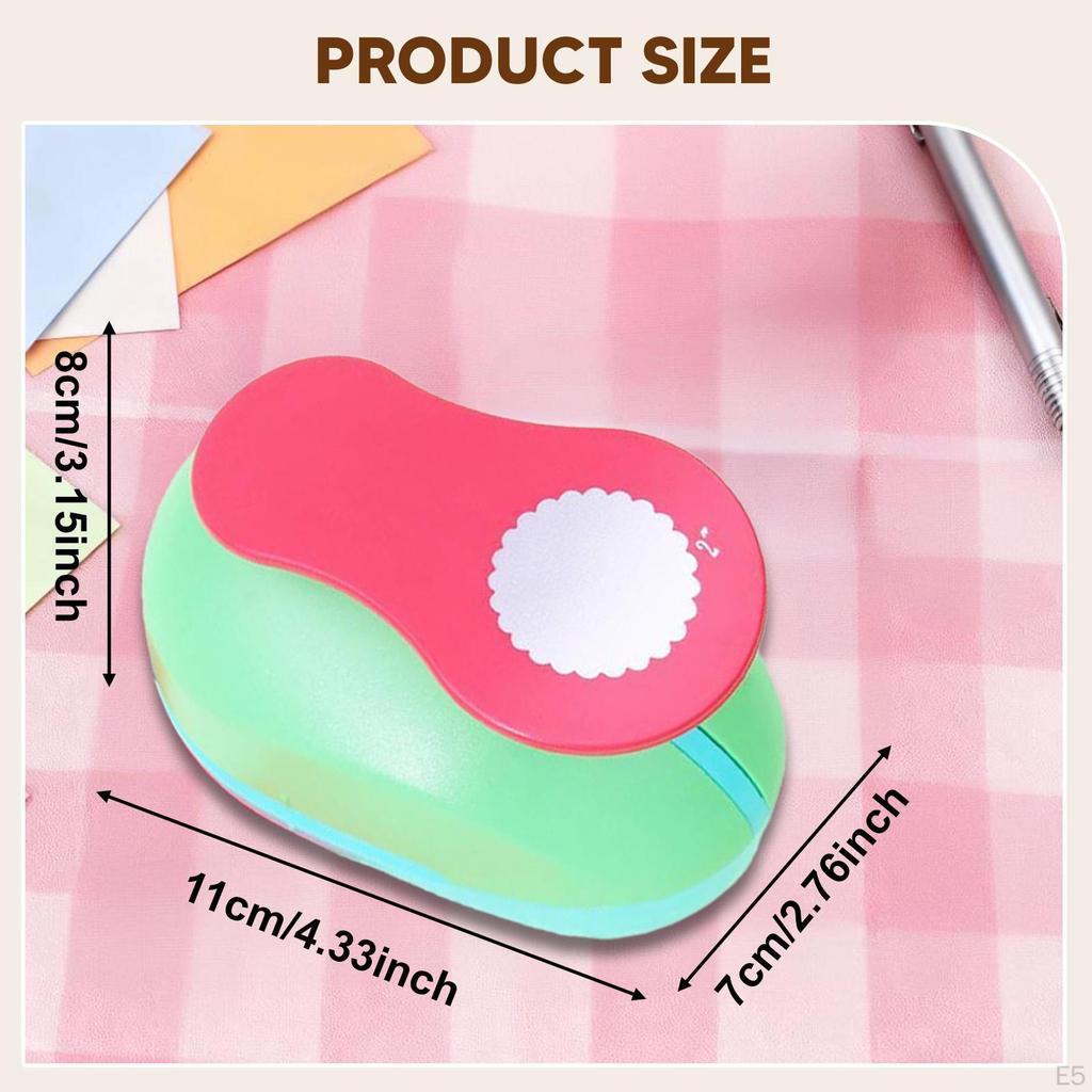 Shape Paper Craft Hole Punch Multifunctional Lightweight Compact Puncher Cut Tool