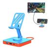 Lwuckbarrt Switch 2 Dock and Charging Stand for Switch Switch Direct TV Output Switching Between TV Mode and Tabletop 4K HDMI USB Rotating Alloy