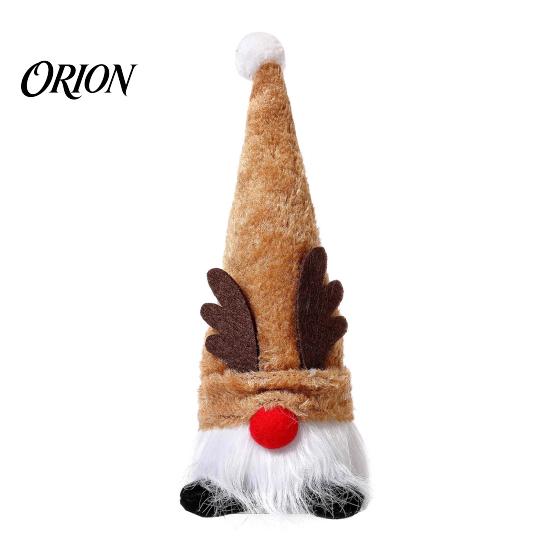 Christmas Gift Ideas Gnome Figurine, Snowflake Knit Hat LED Light Up Rudolph Tree Decorations Doll, Nordic Noel Plush Ornament for Home, Festive Party