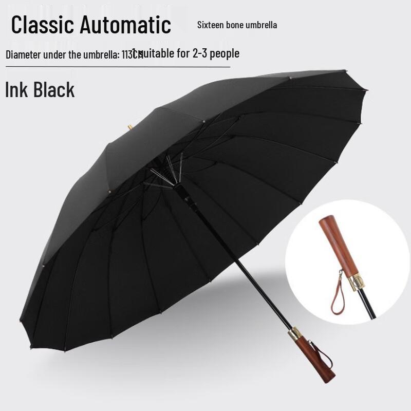 Nanqiao Large Double 16-Rib Long Handle Umbrella