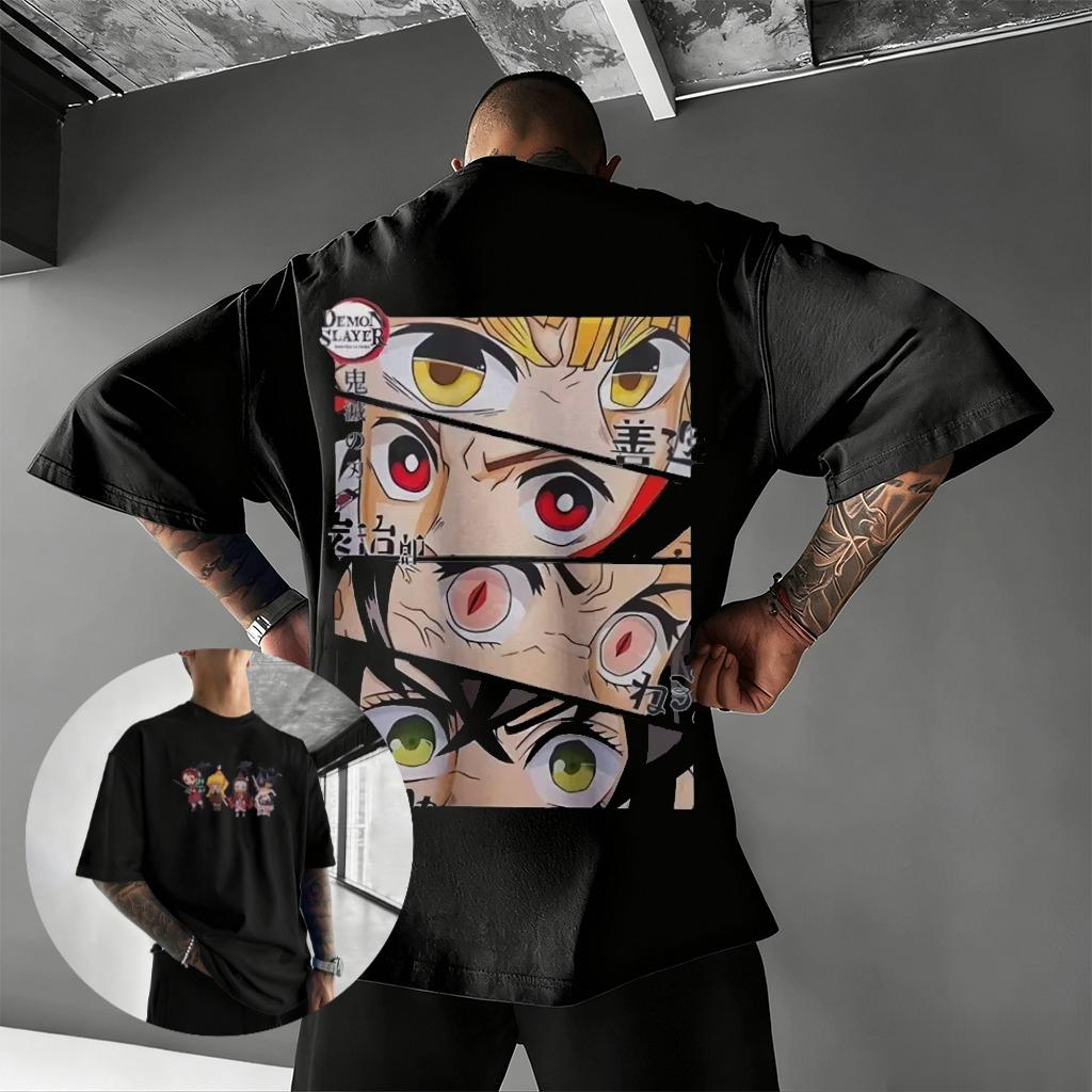 Unisex Oversized  Anime T Shirt Men Women Summer New Short Sleeve Tee Graphic 3D Print Streetwear Casual Tops