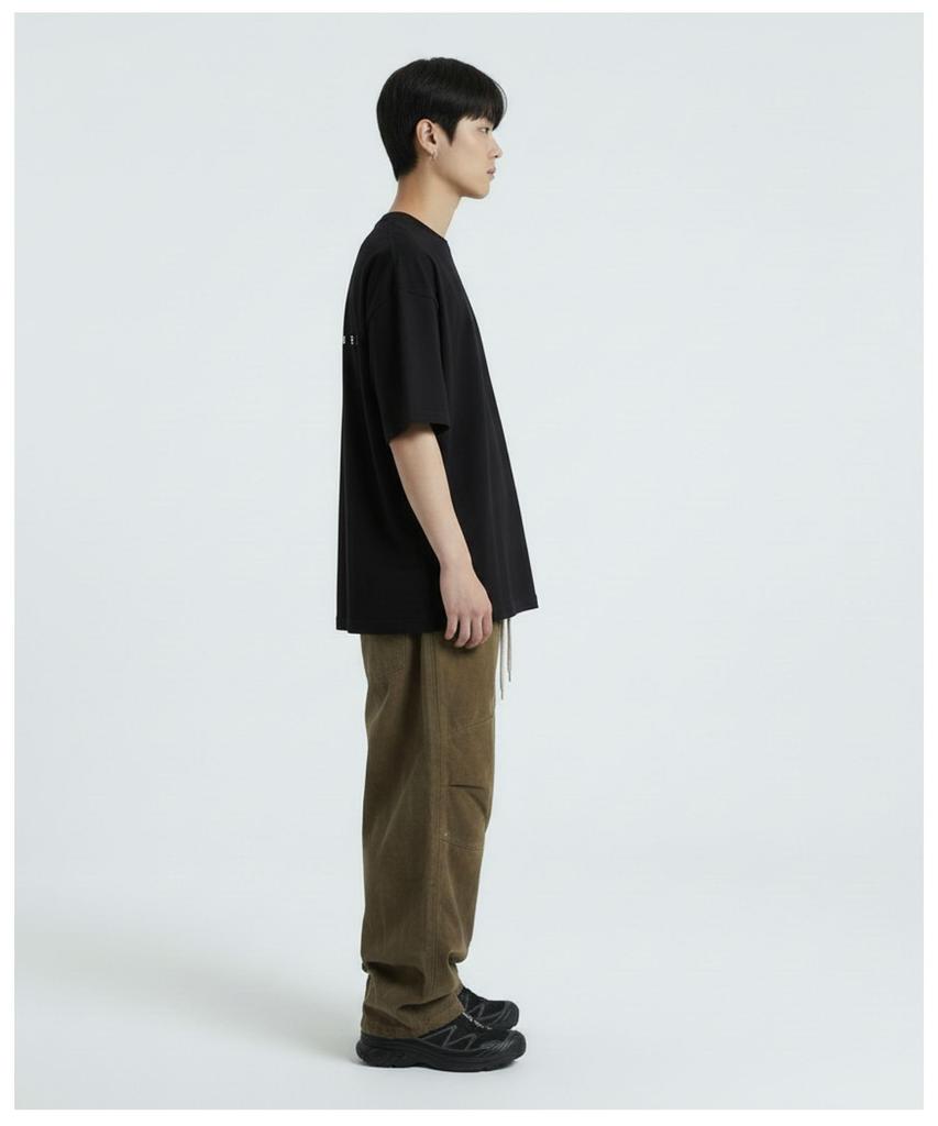 DOUBLE JD Rivet Washed Semi-Fit Pants
