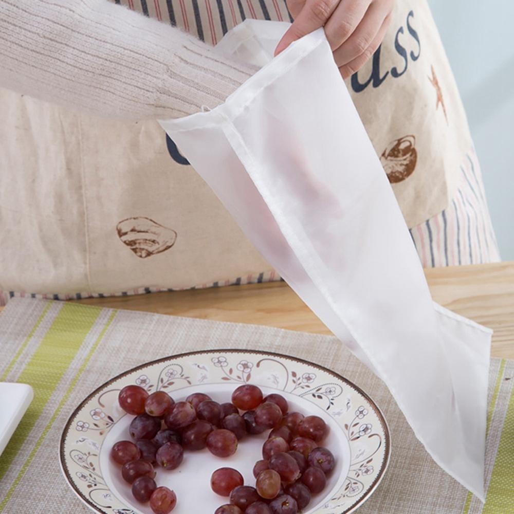 200mesh Reusable Food Grade Cheesecloth Almond Nut Soy Milk Strainer Colander Bag Filter