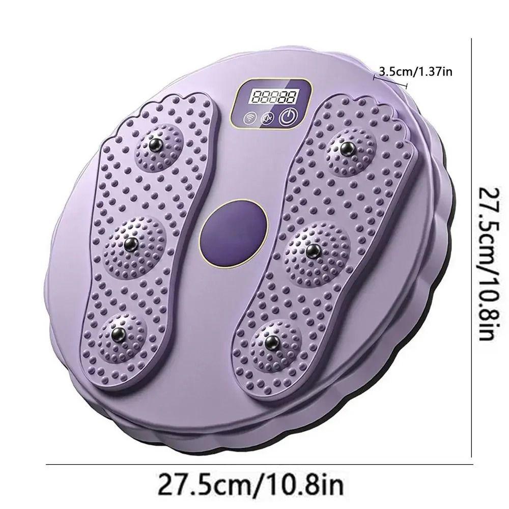 Electronic LCD Display Ab Twist Board Foot Massage Fitness Slim Machine  Weight Loss Training