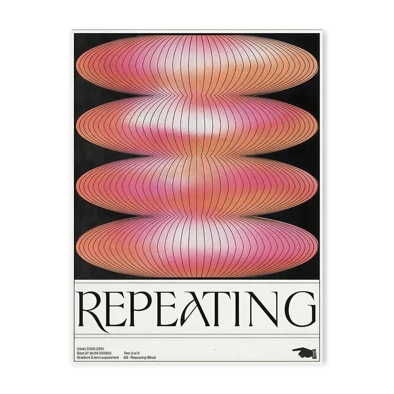 Japanese Vintage Abstract Open Your Mind Print Posters Blue Waves Wall Art Canvas Painting for Living Room Bedroom Home Decor