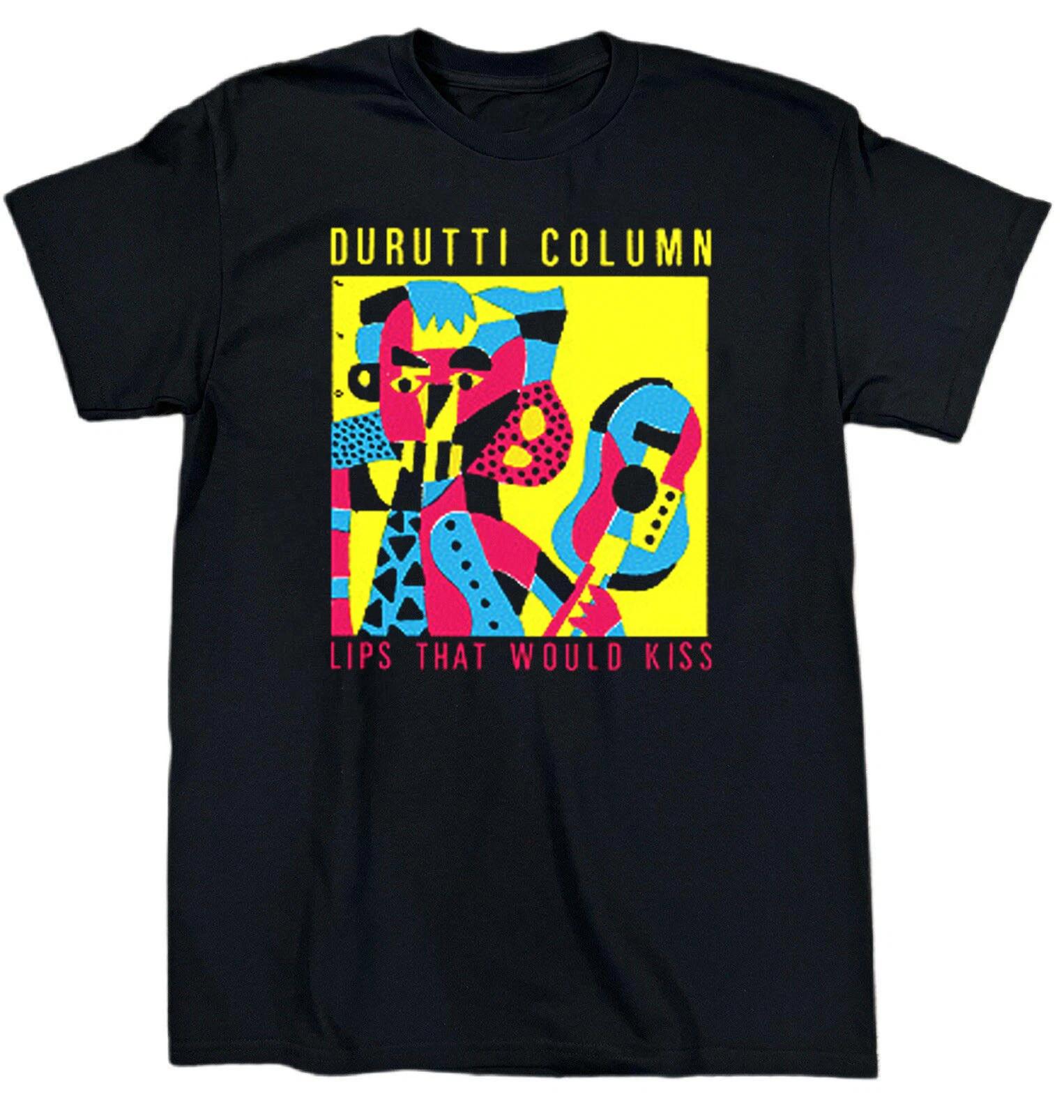 Durutti Column Lips That Would Kiss Heavy Cotton Black S-5XL T Shirt TR638 S