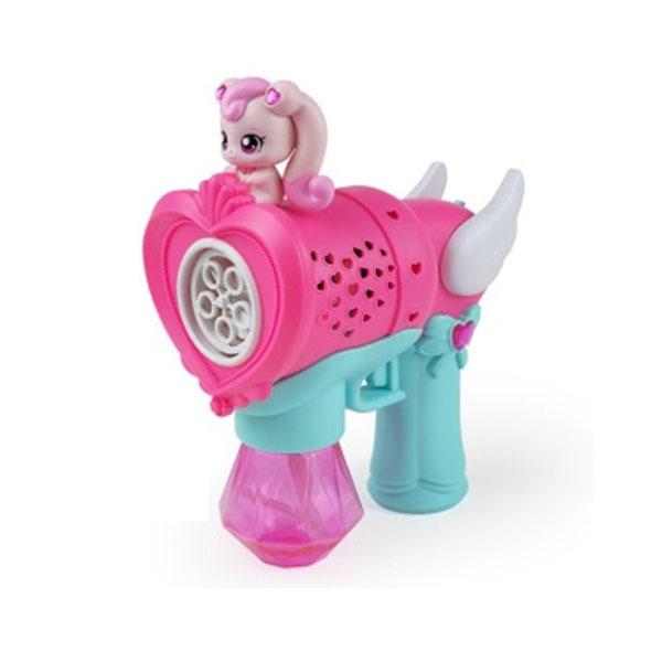 

Блестящая игрушка Catchini Finging Spinning Spinning Auto Hadufing Bubble Gun, корейская игрушка