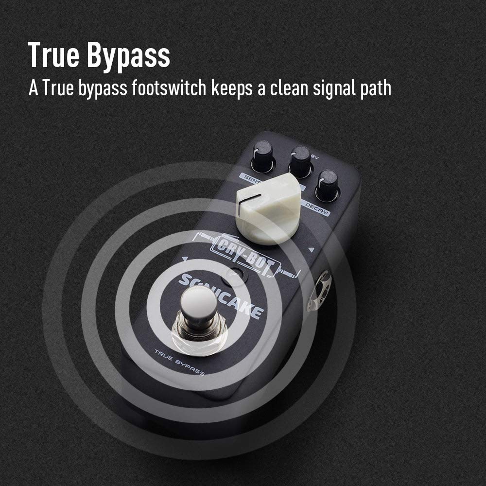 SONICAKE Guitar Effect Pedal Auto-Wah Cry-Bot