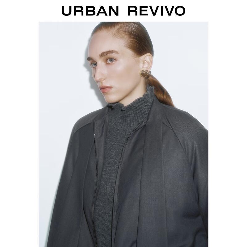 UR 2025 Women's Oversized Padded Jacket with Ribbon Detail