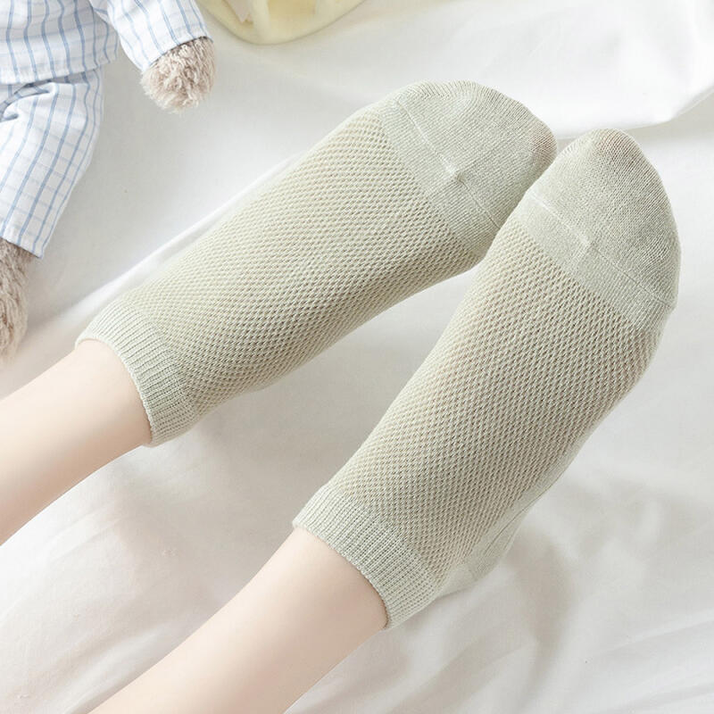 Meisha Mesh Summer Socks Fake Socks Ankle Socks beige