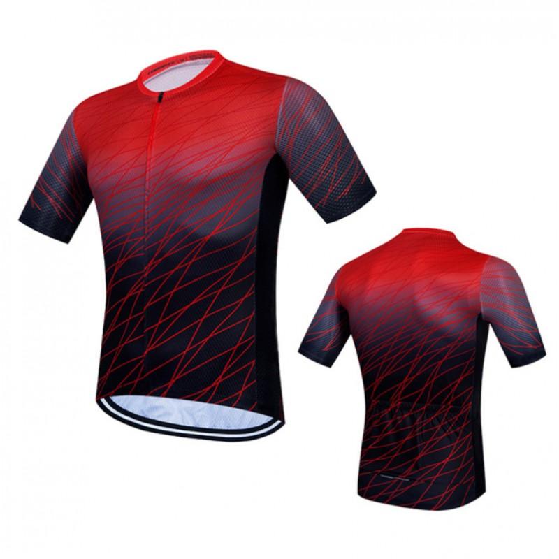 Men Women Cycling Jersey Short Sleeve Bike Shirt Breathable Quick Dry Road Mountain Riding