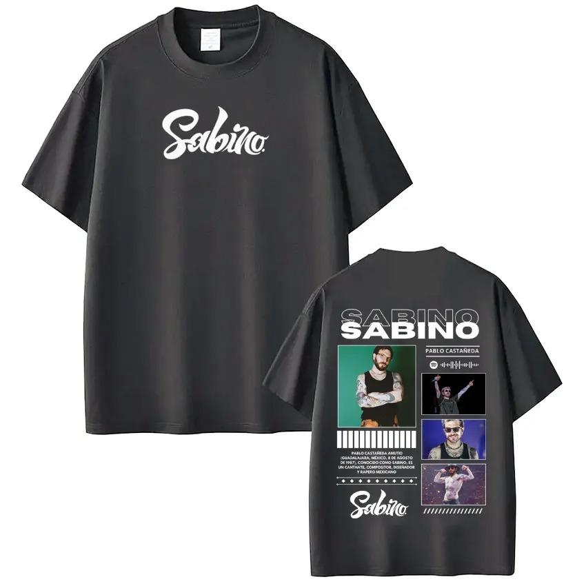 Unisex Harajuku Style Fashion Short Sleeve Casual High Quality TShirt Rapper Sabino Album Tour Printed Women And Men TShirt