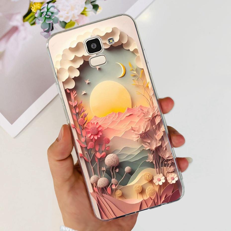 Lovely Printing Case For Samsung Galaxy J6 J6+ J600G J610G Soft Silicone TPU Back Cover For SamsungJ6 J 6 Plus 2018 Phone Cases