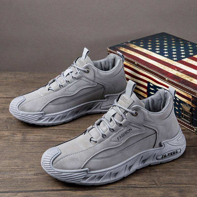 Large size men's shoes single cotton outdoor men's casual sports shoes soft sole hiking tooling labor insurance work shoes