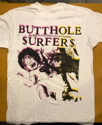 Camiseta Vintage Banda Butthole Surfers Álbum Talla S a 5XL NE336 Camiseta Unisex