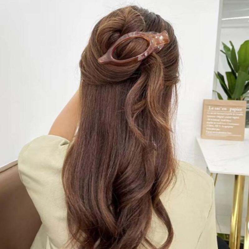 

Women s strong fixing plain color hair clip A33621_Gray