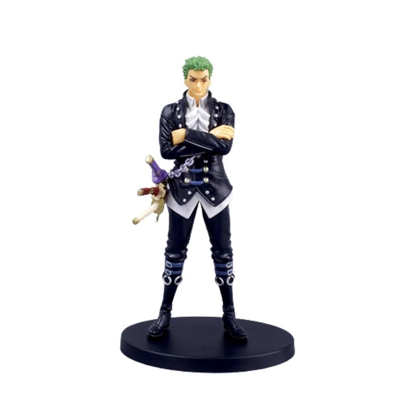 Colored Luffy Zoro Sanji Uta One Piece Film Red Figure Cake Topper Xmas Gifts