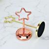 Stainless Steel Photo Clip Pentagram Card Holder New Note Clamp  Party Supplies