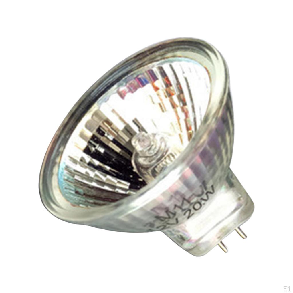 6 Pieces Halogen Light Bulbs Easy Installation 20W 12V 2 Pin 35mm High Brightness